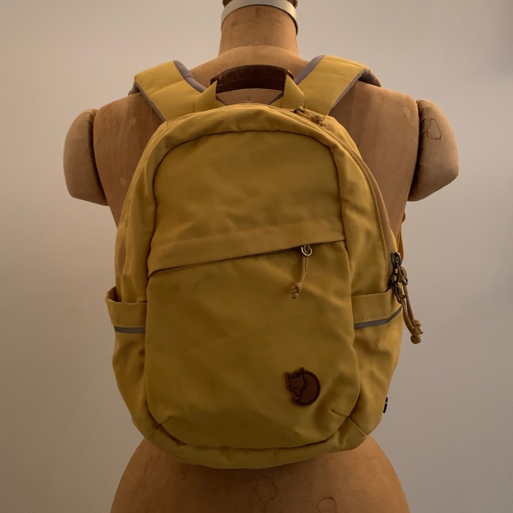 Fjallraven Raven 20L Yellow Mini Backpack